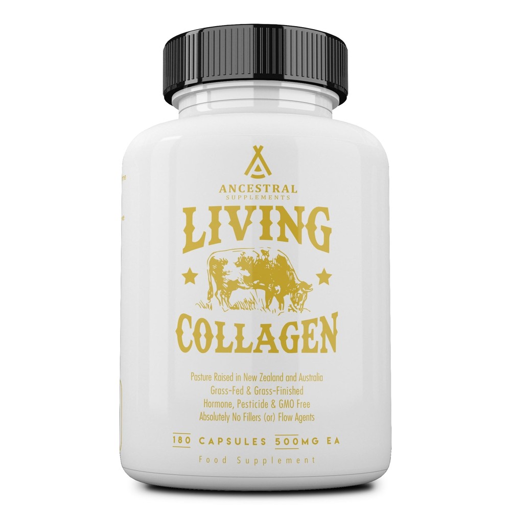 Grass Fed Beef Living Collagen Nutritional Powder Supplement, 3000mg, Promote...