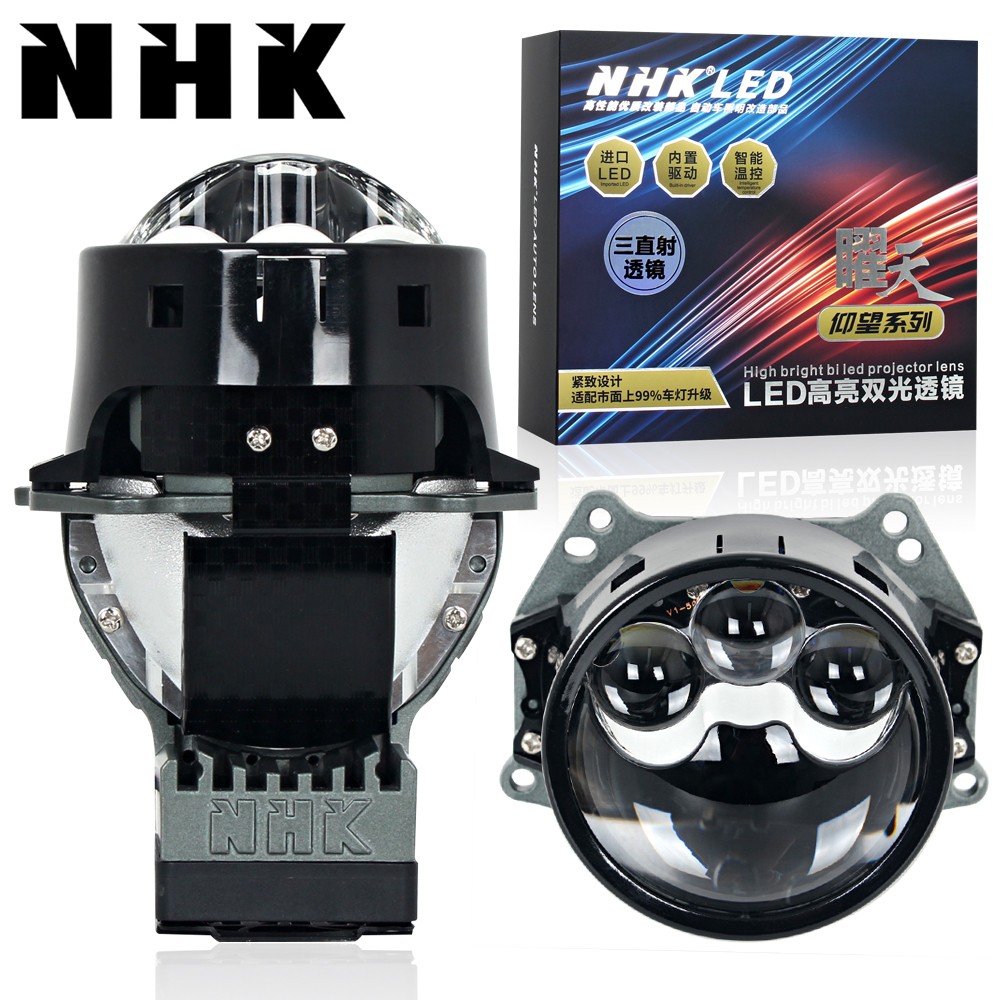 NHK M3 Bi LED Projector Lens Hyperboloid 178W 6000K LED Headlight Kit Retrofit