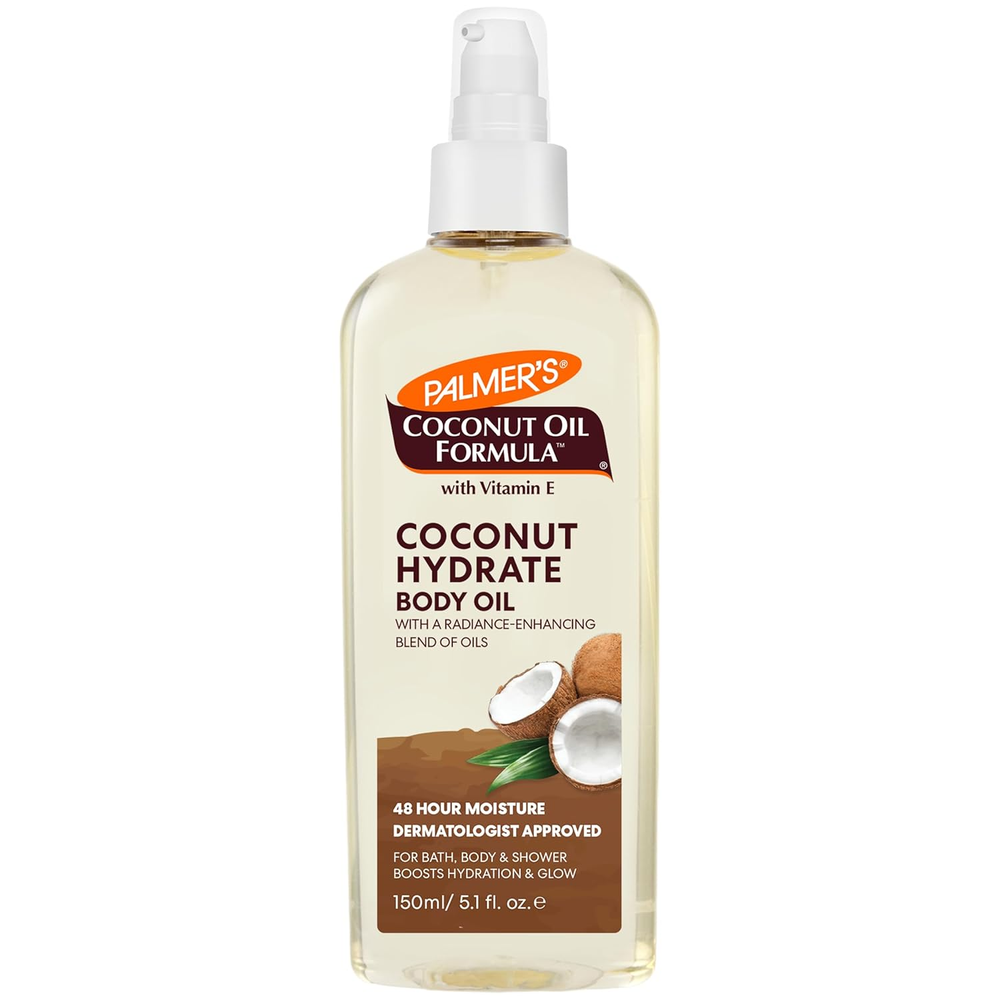 Aceite de Coco Fórmula Aceite Corporal, Hidratante Corporal con Extracto de Café Verde, Baño O