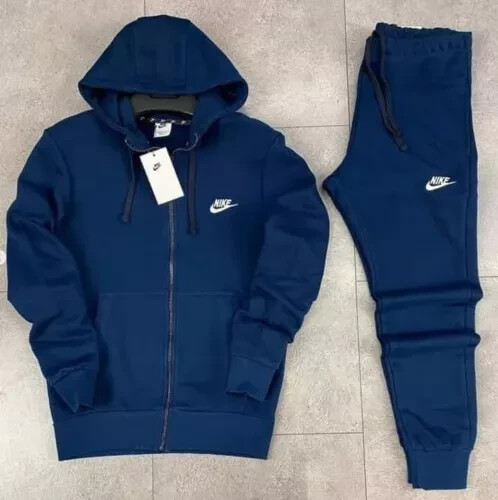 Men's Nike Hoodie Full Zip 2 piece tracksuit Sportswear Fleece Hoddie tracksuit