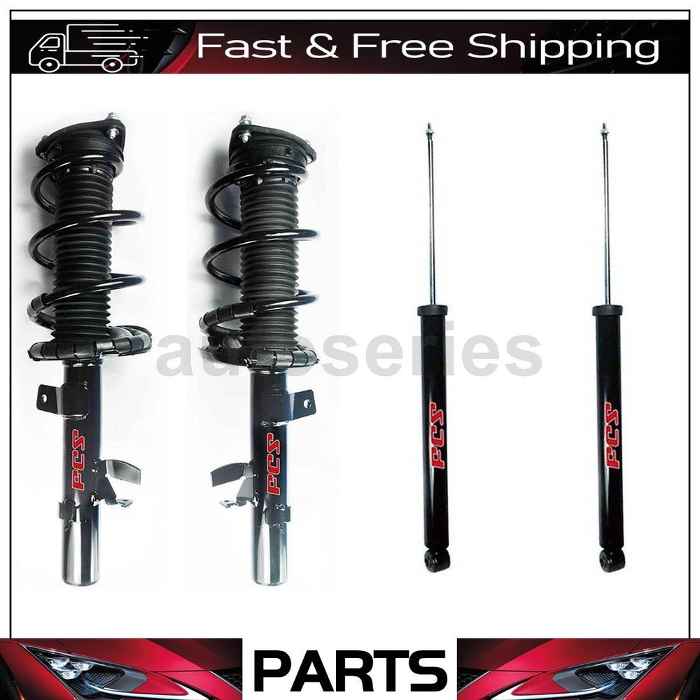 Front Struts w/ Coil Spring Rear Shocks Fits 2013 Ford Escape