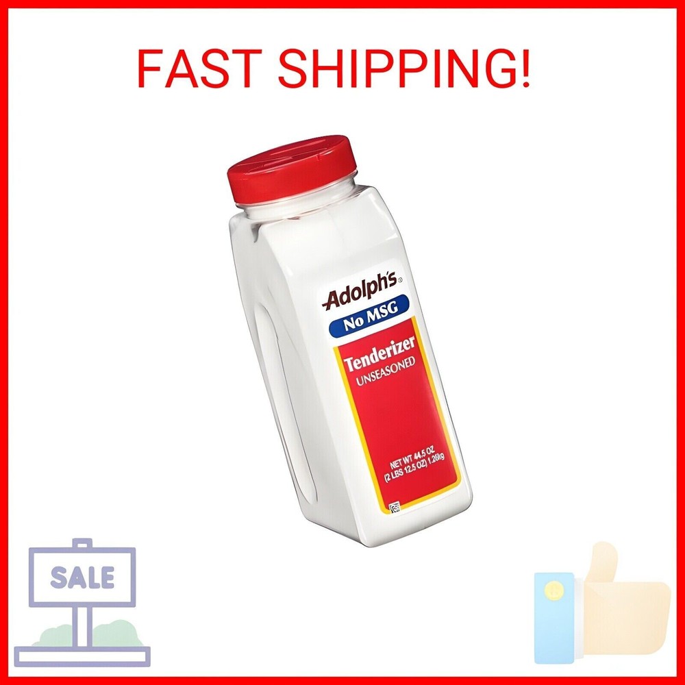 Adolph's Unseasoned Tenderizer, 44.5 oz