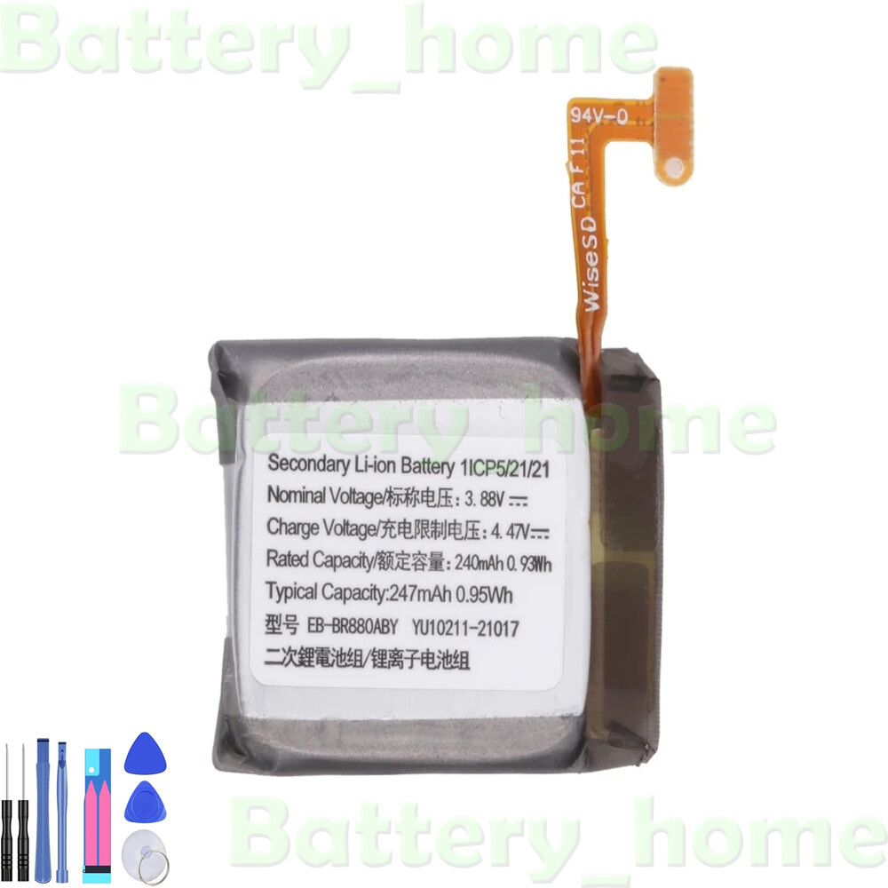 For Samsung Galaxy Watch 4 40mm SM-R860 SM-R865U SM-R885U EB-BR880ABY Battery
