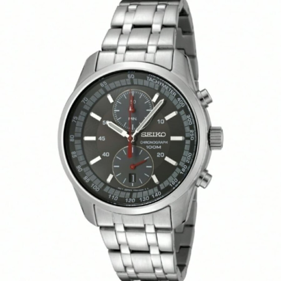 Seiko Men's Chronograph Quartz Tachymeter Watch SNN153 SNN153P1 SNN153P