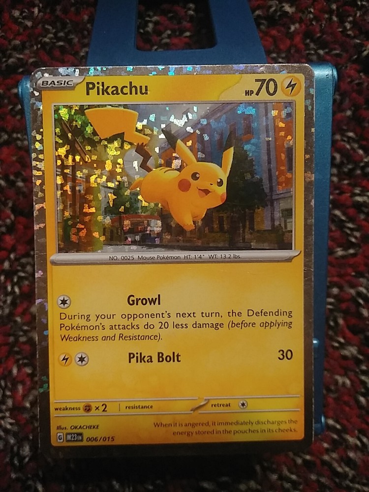 Pikachu 006/015 McDonald's Promos 2023 Holo