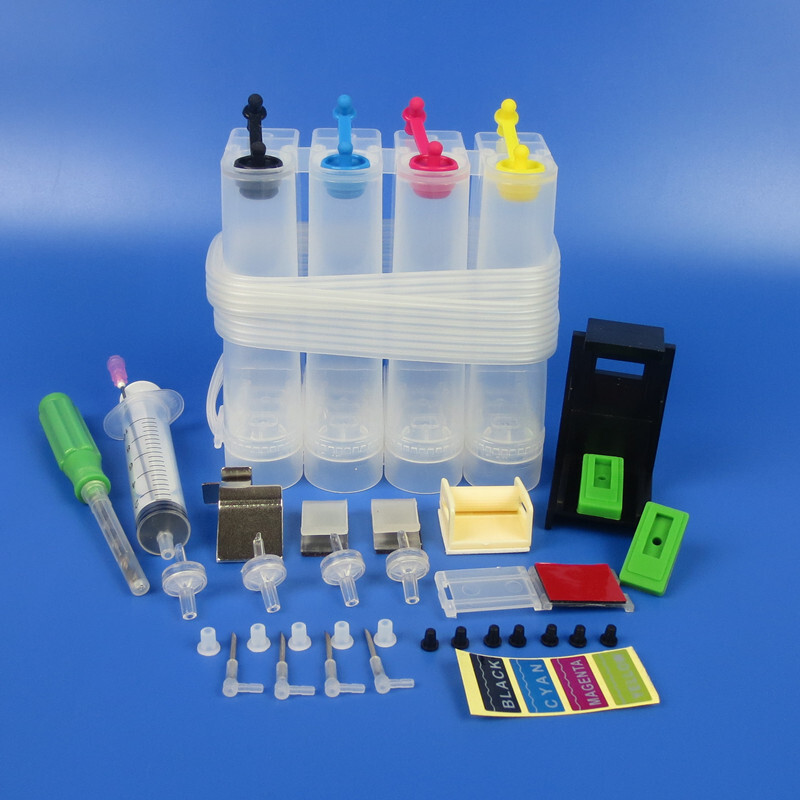 HP CISS Continuous Ink Supply System Kit for Gimlet Ink-clip Printers