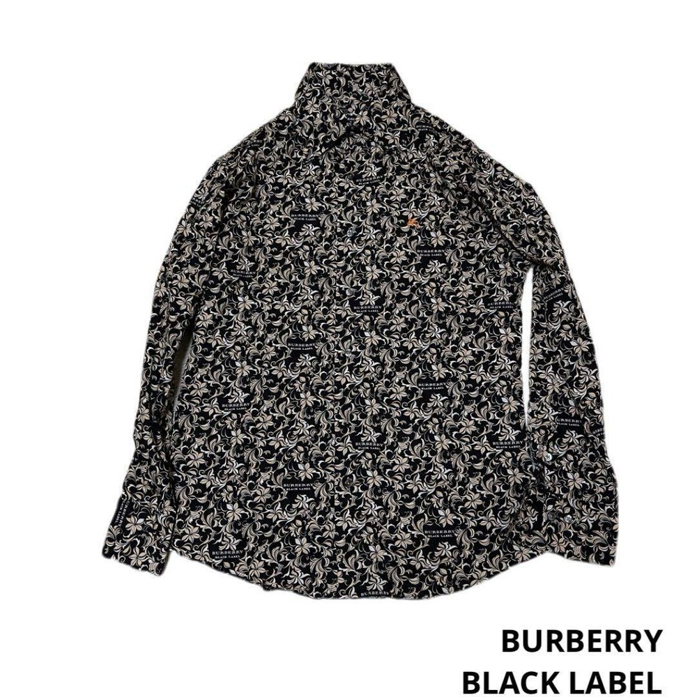 Burberry Black Label long sleeve button down shirt F/S from Japan