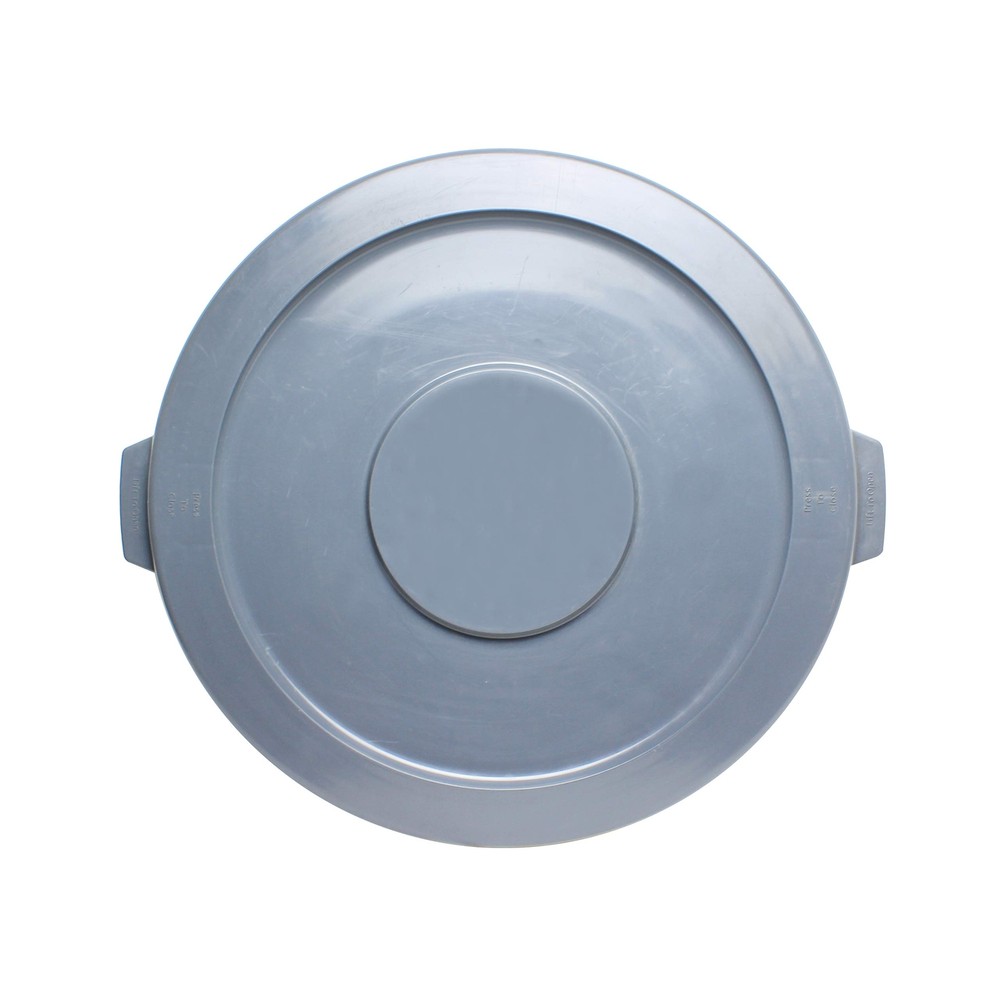 PLTC020GL Trash Can Lid, Round, Secure snap-on, Plastic, Gray (for PLTC020G)