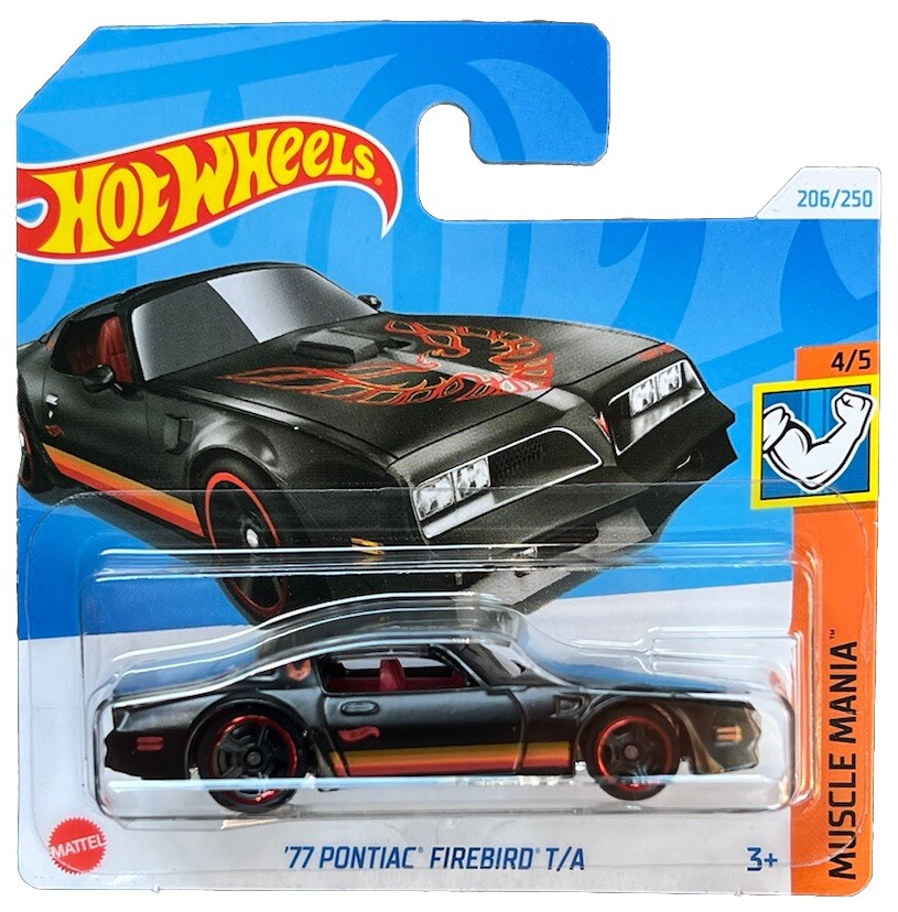Hot Wheels 77 Pontiac Firebird TA Short Card HW Muscle Mania 2024