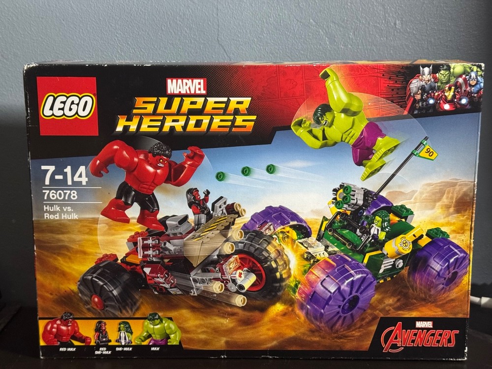 LEGO Marvel Hulk vs. Red Hulk | 76078 | Brand NEW & Sealed | RARE