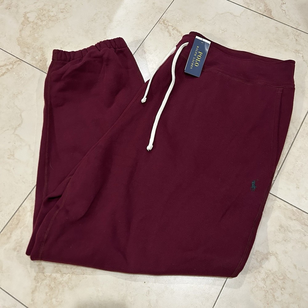 Polo Ralph Lauren Fleece Joggers, classic Wine 4XLT Men's