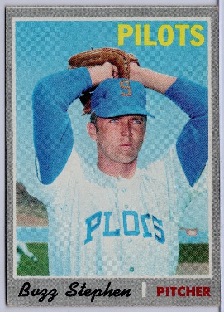 1970 Topps #533 Buzz Stephen in EX Condition Pilots