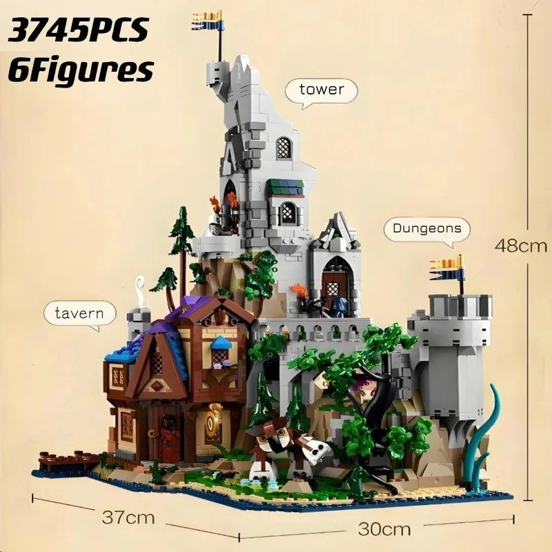 Red Dragon Story Mode MOC Building Blocks Set Anniversary Edition Model Toy