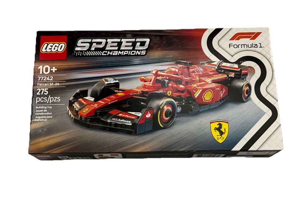LEGO SPEED CHAMPIONS Ferrari SF-24 F1 Race Car 275-Piece Set Brand New
