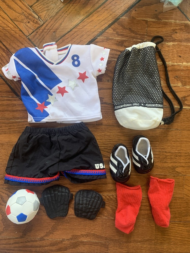 American Girl of Today 2004 Go USA Soccer Outfit Retired 2006 Complete Set H1