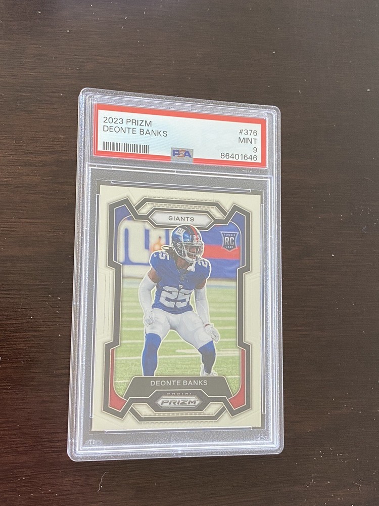2023 Panini Prizm Rookie Card Deonte Banks #376 RC