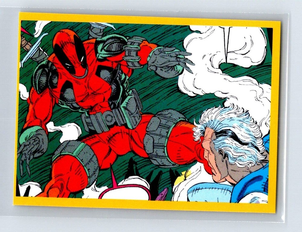 Deadpool vs Cable 2021 Marvel Panini Sticker #140 Limited Supply