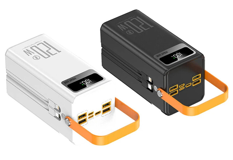 Portable Power Bank Fast Charging Power Station Emergency Power Bank LED Charger