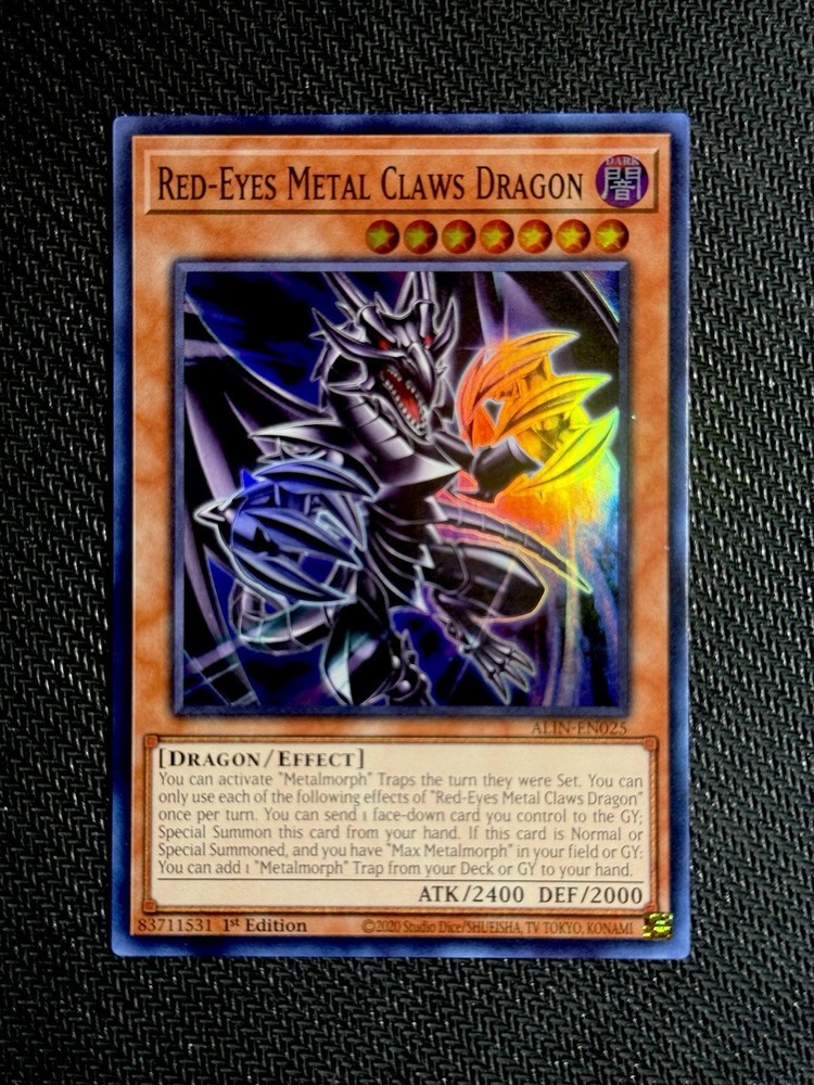 1st Ed NM Red Eyes Metal Claws Dragon ALIN-EN025 - Yu-Gi-Oh! Card