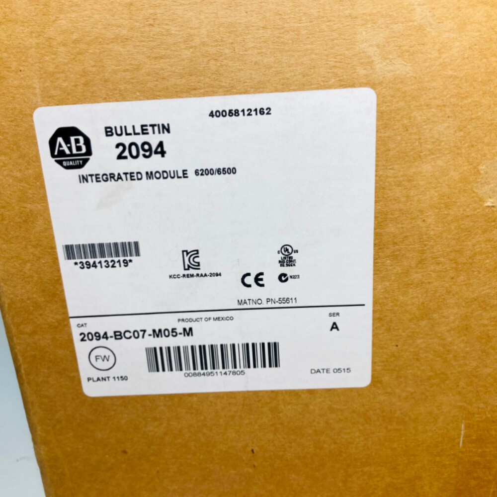 2094-BC07-M05-M AB Kinetix 6200/6500 Integrated Module  2094BC07M05M US Free Tax