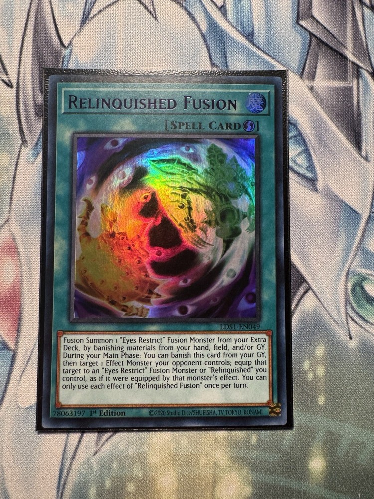 Yugioh Relinquished Fusion LDS1-EN049 Ultra Rare 1st Edition NM Purple
