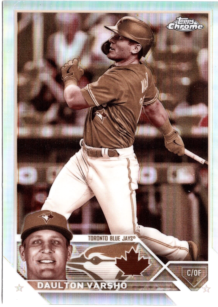2023 Topps Chrome Sepia Refractor #33 Daulton Varsho Blue Jays