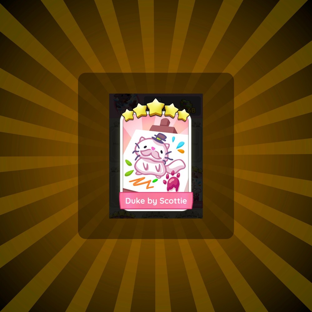 Duke by Scottie - Mono Go 5 Stars Sticker ⚡ Artful Tales Album ⚡ Fast Delivery