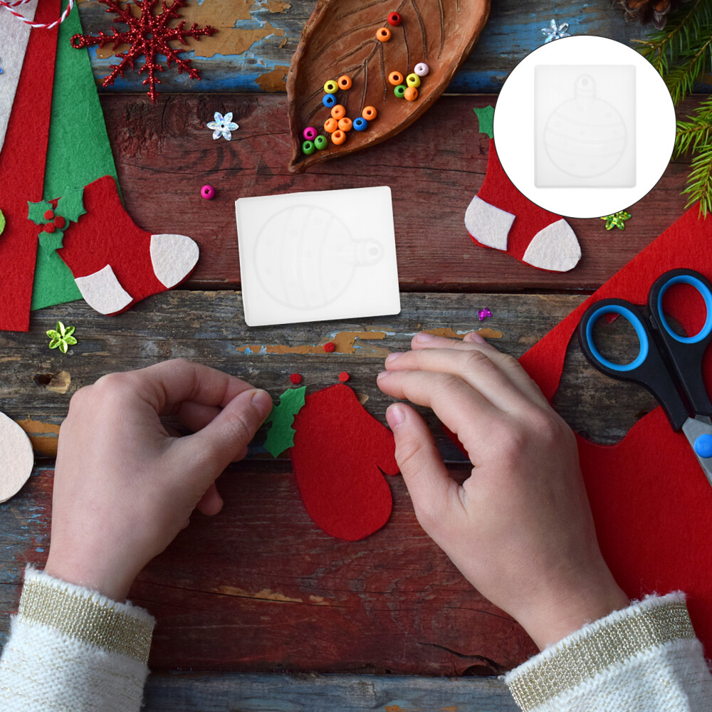 2 Pcs Decorations Christmas Ball Mold Meaningful Gifts Molds Epoxy