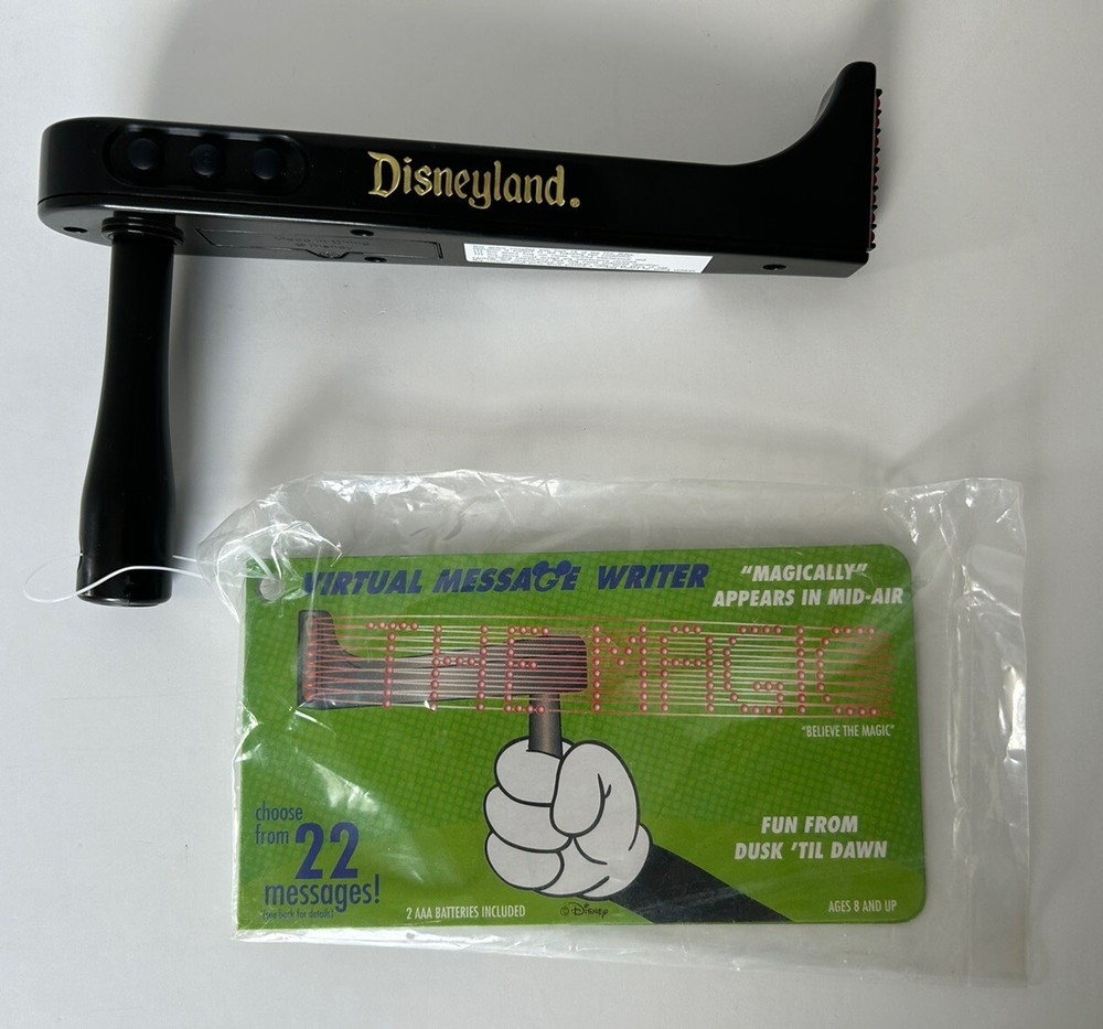 New Sealed Walt Disney World Disneyland Virtual Message Writer Souvenir  