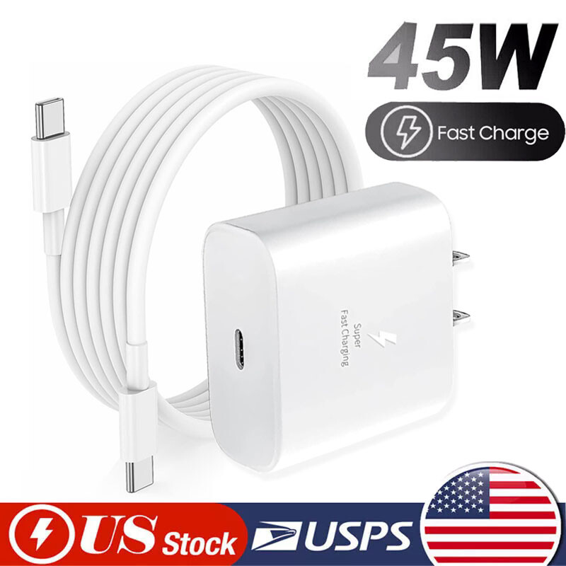 45W Super Fast Charging Wall Charger USB C Cable For Google Pixel 9 8 7 6 Pro 8A