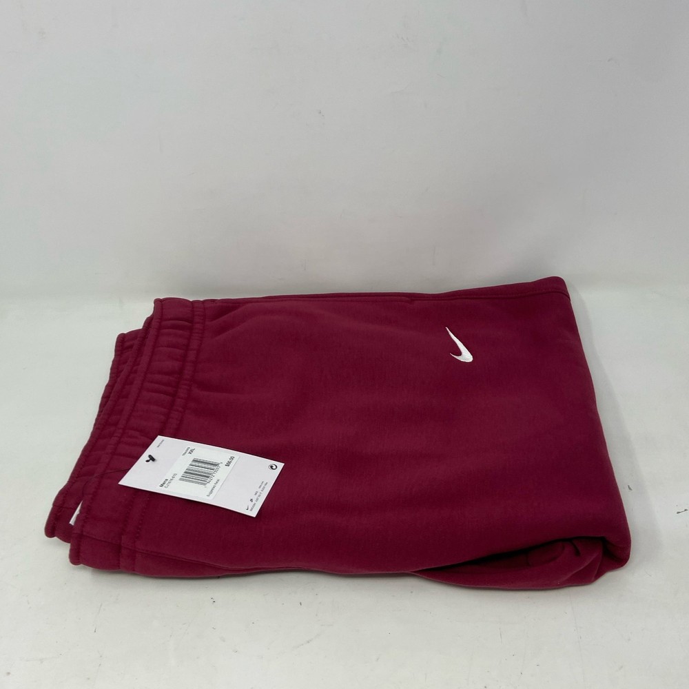 Nike Club Fleece Joggers Maroon/Cardinal Men’s XXL CJ1616-610