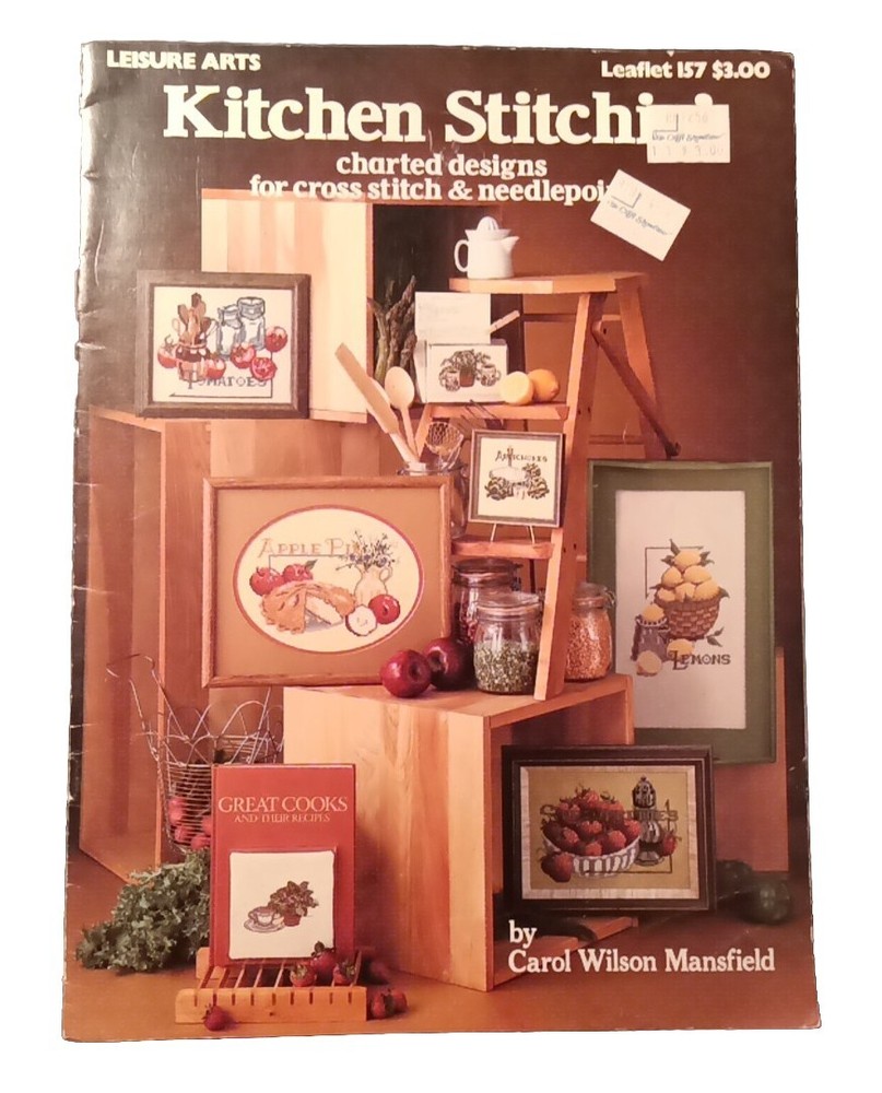 Leisure Arts Kitchen Stitchin' Counted Cross Stitch Designs