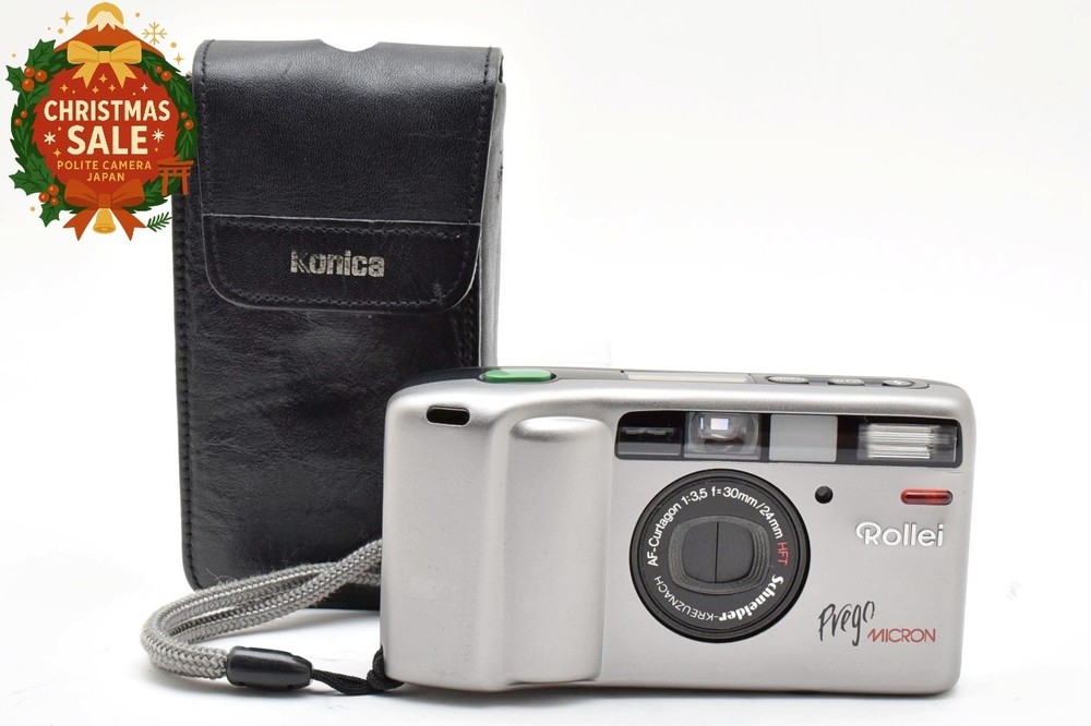 [Christmas Gift Sale] Rollei Prego Micron 35mm Film Camara JAPAN READ [N MINT]-image