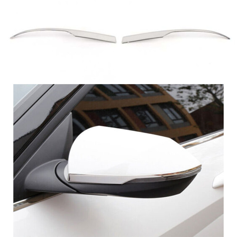 Fit For Hyundai Elantra 21-23 Chrome Steel Exterior Rear View Mirror Strip Trim