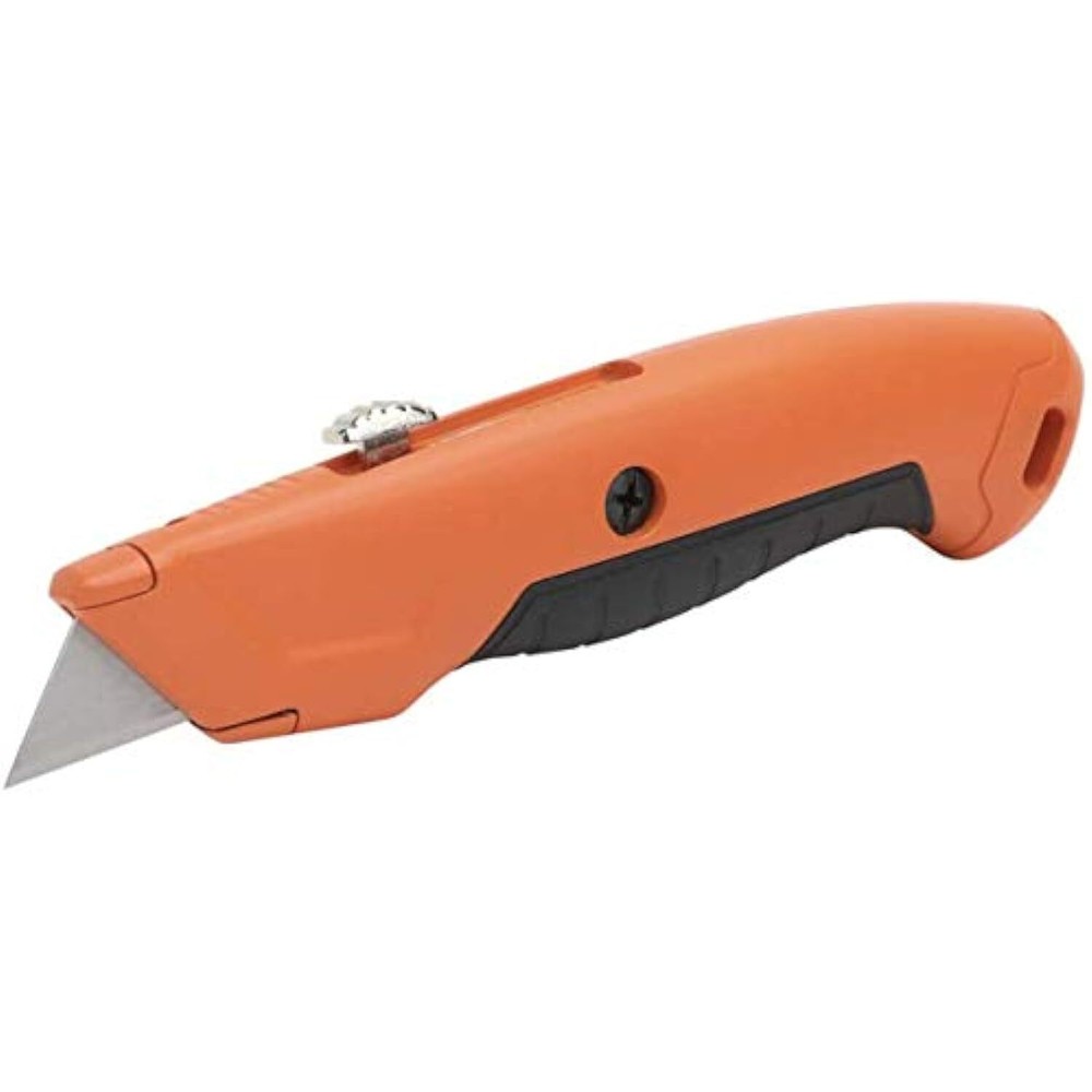 Heavy Duty Retractable Utility Knife Box Cutter With Blade Storage Sharp