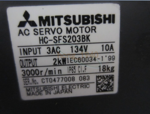 1PCS NEW Mitsubishi Servo Motor HC-SFS203BK