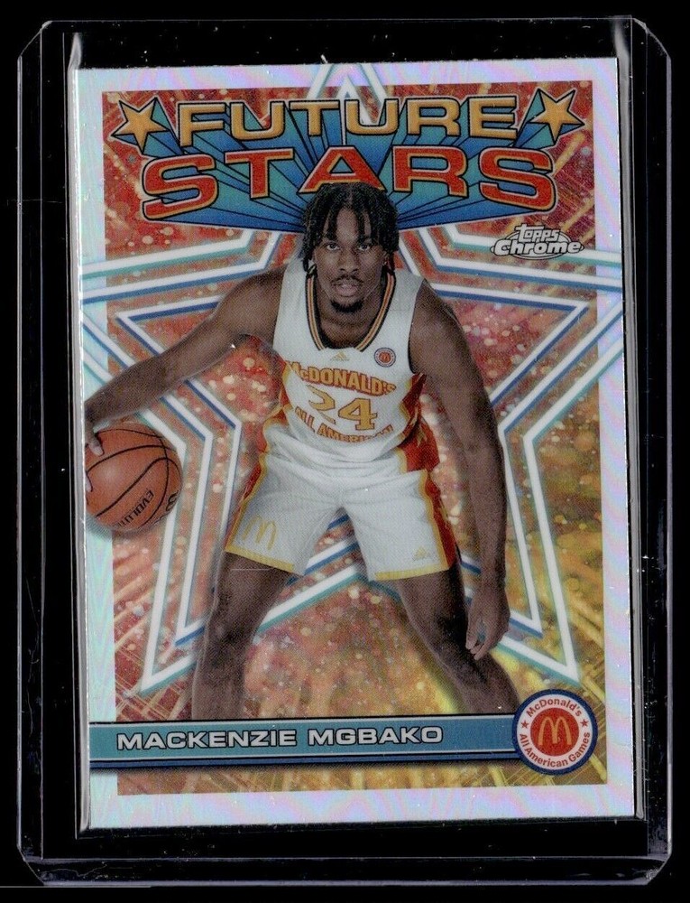 2023-24 TOPPS CHROME MCDONALD'S ALL AMERICAN MACKENZIE MGBAKO MCDONALD'S #9