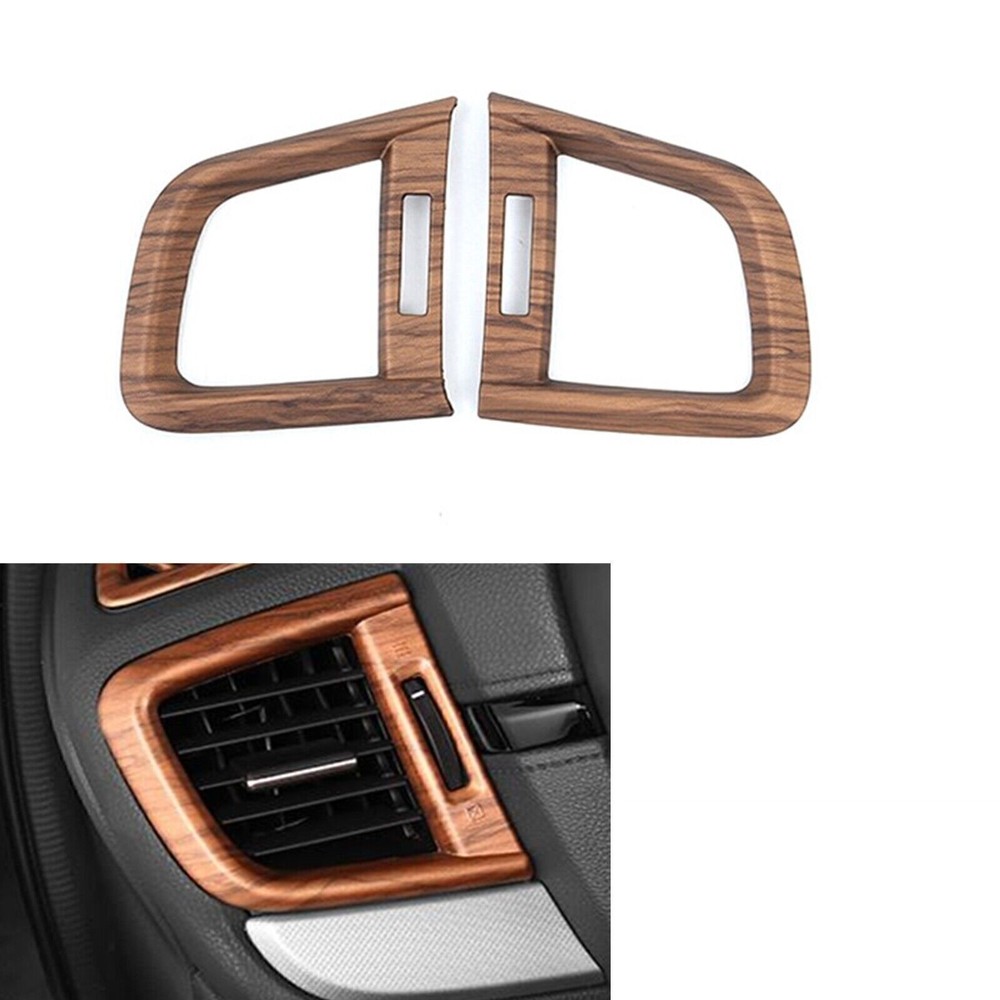 2x Wood Style Interior Side Air Vent Trim Cover For Honda CR-V 2017-2022 2018