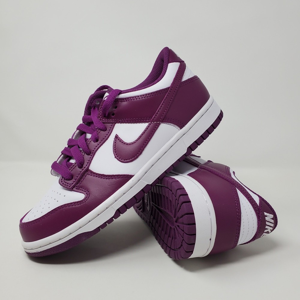 Nike Dunk Low Viotech White Purple GS Shoes Youth Size 6.5Y FB9109-110
