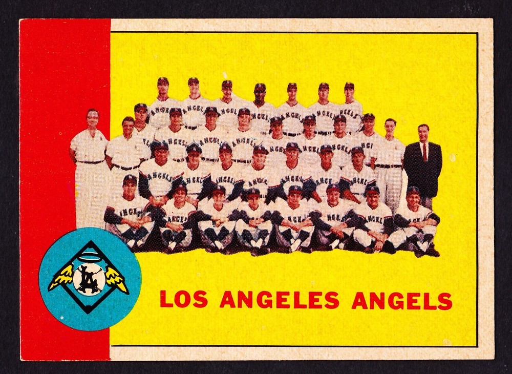 1963 Topps Los Angeles Angels Team Card #39 Vintage Baseball Collectible
