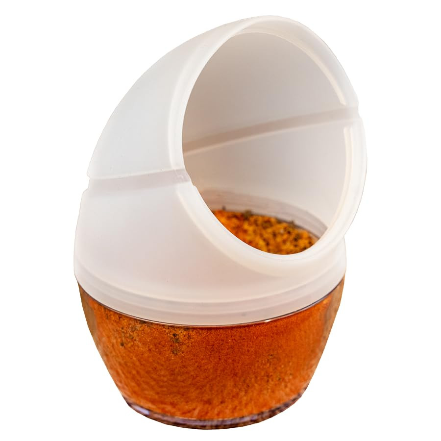 Clear Zip Top Salt Pig for Convenient Seasoning Storage