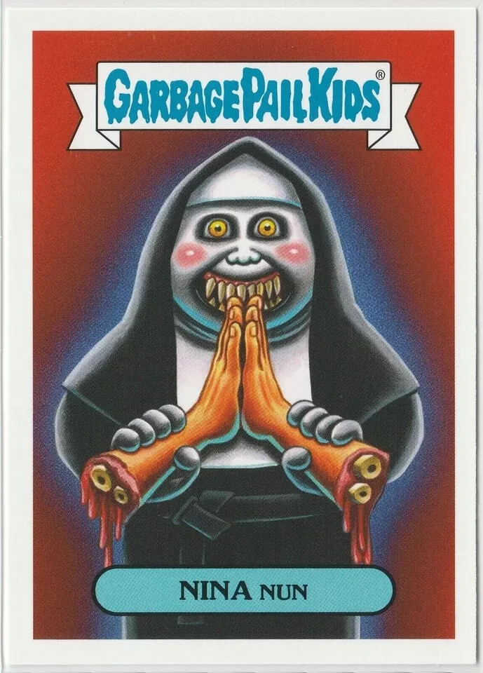 Nina Nun #12a Garbage Pail Kids GPK 2019 Revenge of the Oh Horror-ible