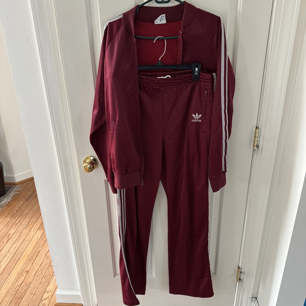 Adidas Men's Track Suit 1980s Vintage Size Medium ATP Track Suit