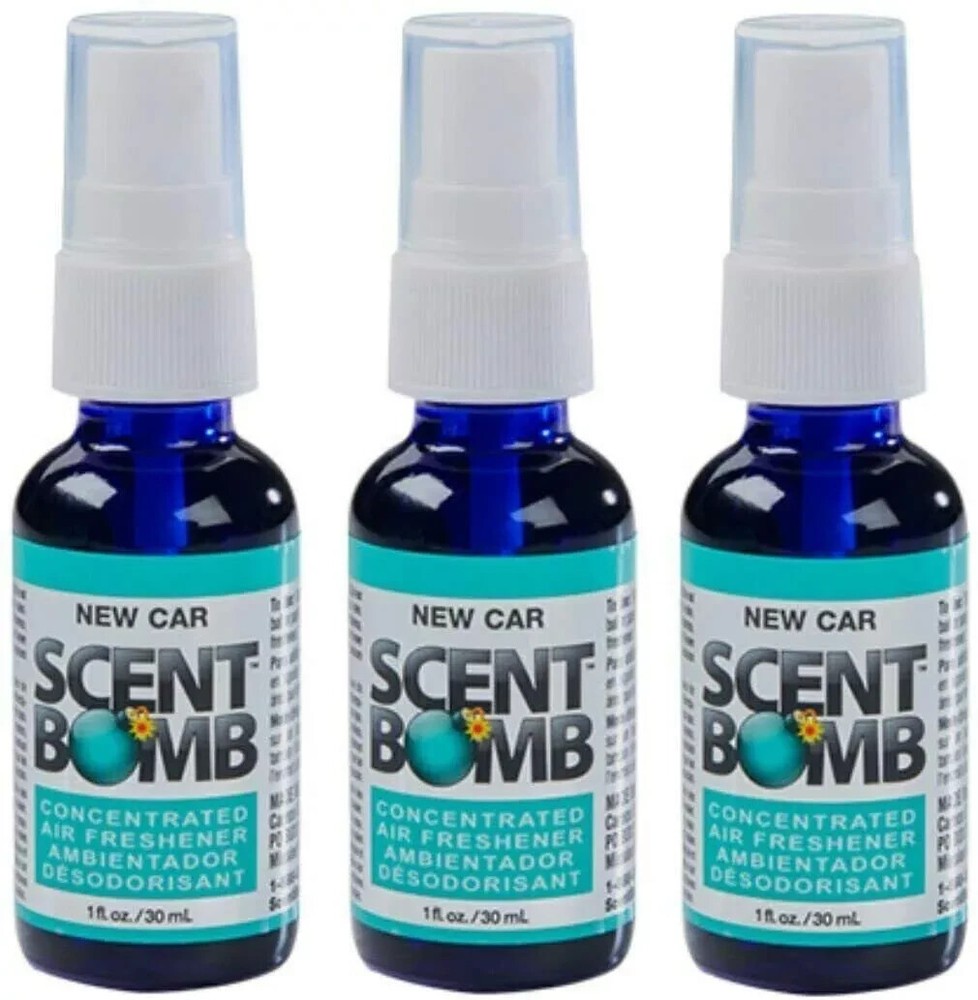 New Car Scent Bomb 100% Concentrated Car Air Freshener Sprays Set of 3 FREE SHIP