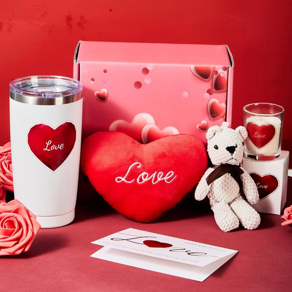 Valentines Day Gift Basket for Her,Valentine Gift Set for Women Gifts Box for Gi-image