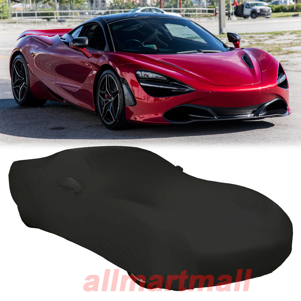Satin Stretch Indoor Full Car Cover Scratch Dustproof Protect for McLaren 720S