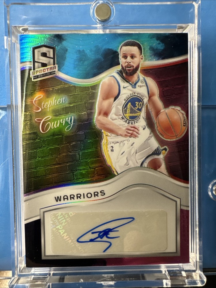 2023-24 Stephen Curry Panini Spectra Colorgraphs Black 1/1 Auto ‼️🔥