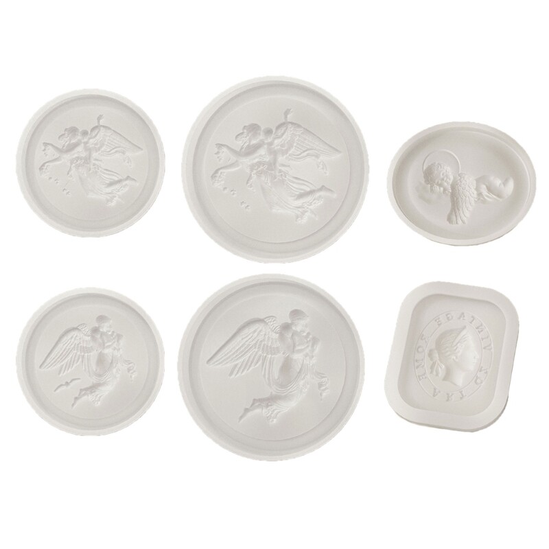 Artistic Silicone Cameo Tray Mold with Edges for Resin Home Decor