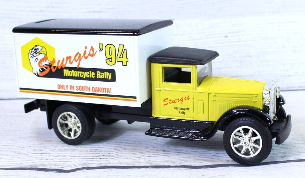 Sturgis 94 Motorcycle Rally ERTL American Classic Delivery Truck Bank
