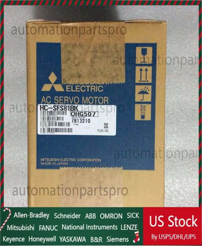 Mitsubishi HC-SFS81BK Servo Motor 1PC New Expedited Shipping HC-SFS81BK